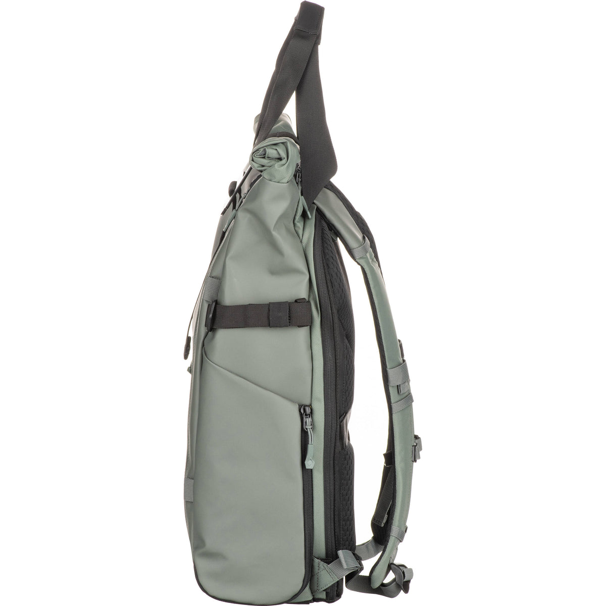 Mochila WANDRD PRVKE V4 Photo Bundle (Wasatch Verde, 21L) - vista lateral