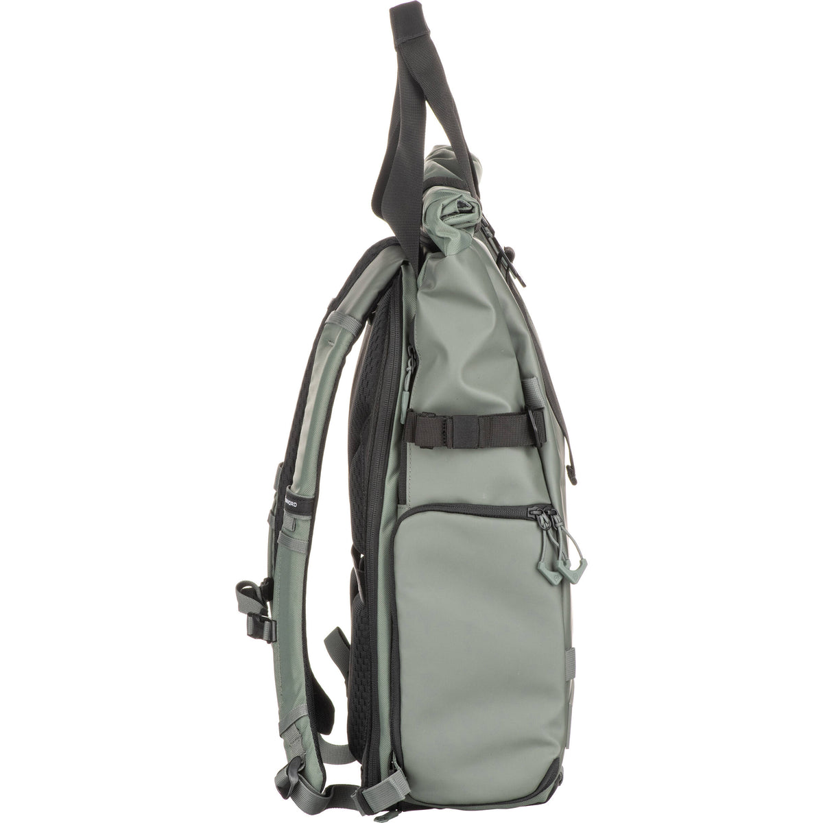 Mochila WANDRD PRVKE V4 Photo Bundle (Wasatch Verde, 31L) - puertos y conexiones