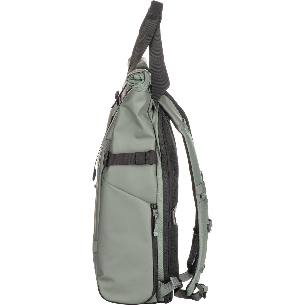 Mochila WANDRD PRVKE V4 (Wasatch Verde, 21L) - vista lateral