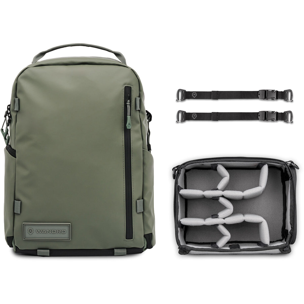 Mochila WANDRD PRVKE Zip Photo Bundle (Wasatch Verde, 31L) - vista principal