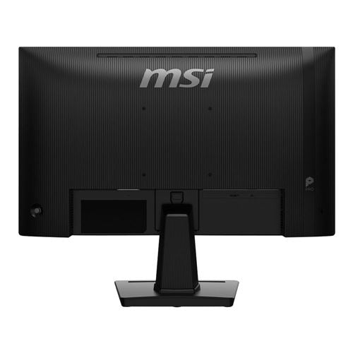 Monitor MSI PRO MP225 E12L 21.5" Full HD (1920x1080) IPS 120Hz 1ms Adaptive Sync — vista posterior