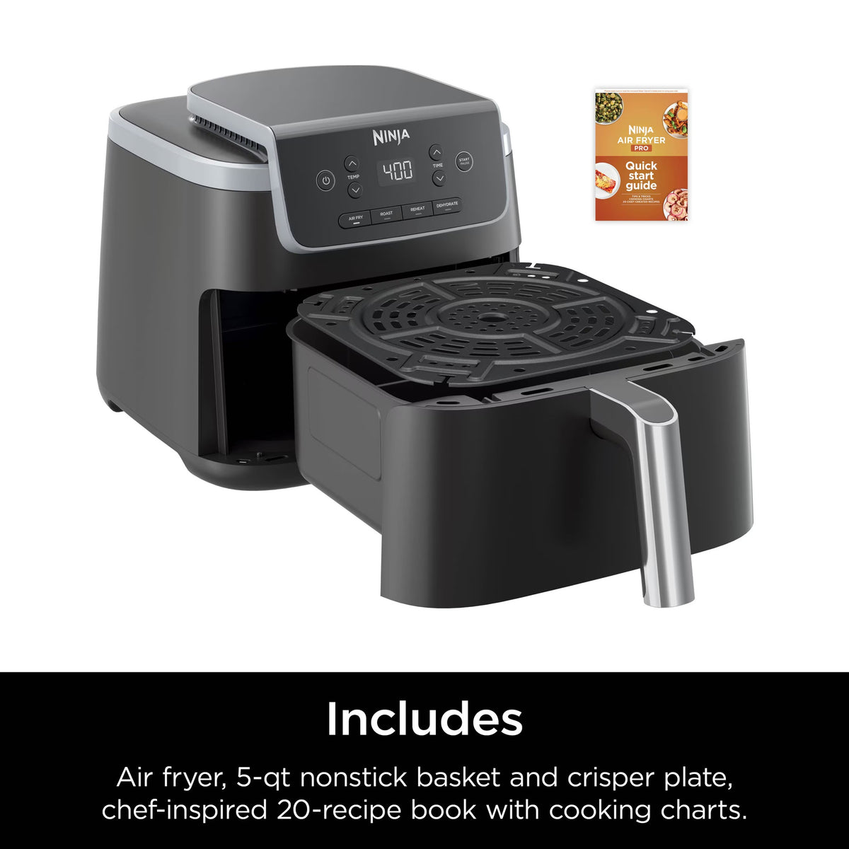 Freidora de Aire Ninja Pro 4 en 1 de 5 qt AF141 — imagen 9