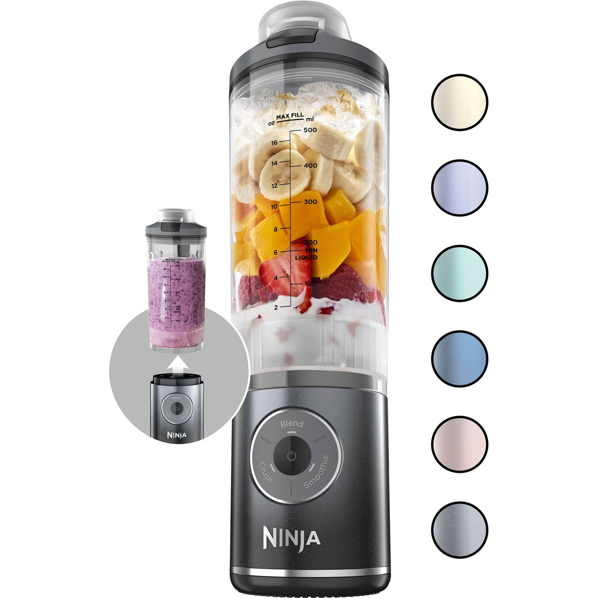 Licuadora portátil Ninja Blast Max BC251GY — imagen 1
