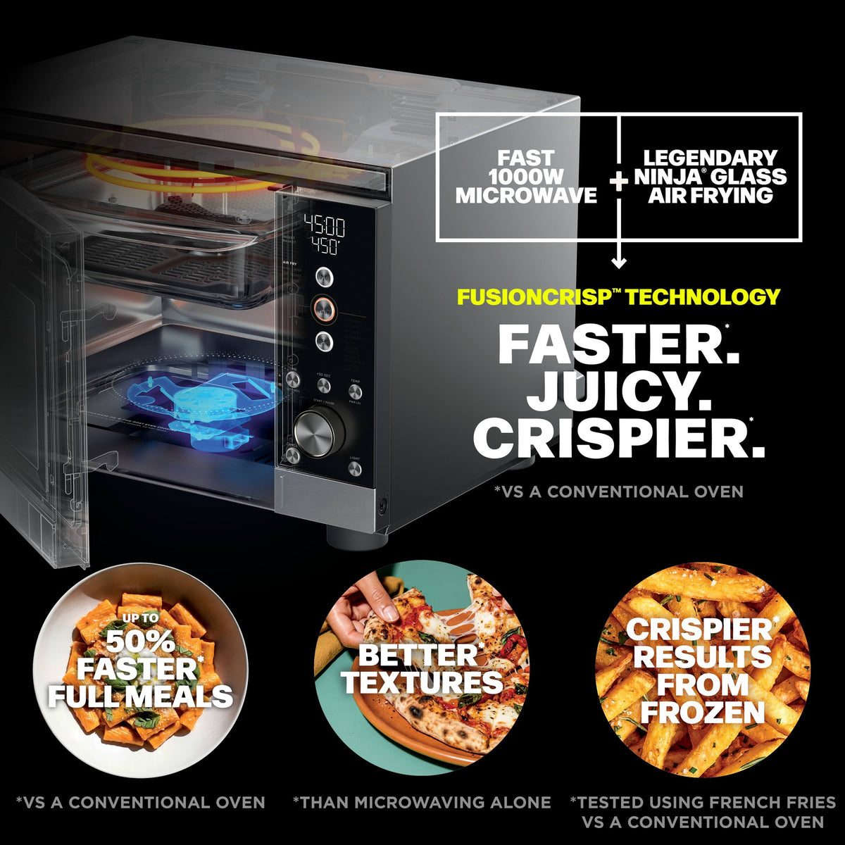 Microondas y freidora de aire Ninja Crispi FusionCrisp MW101 — imagen 5