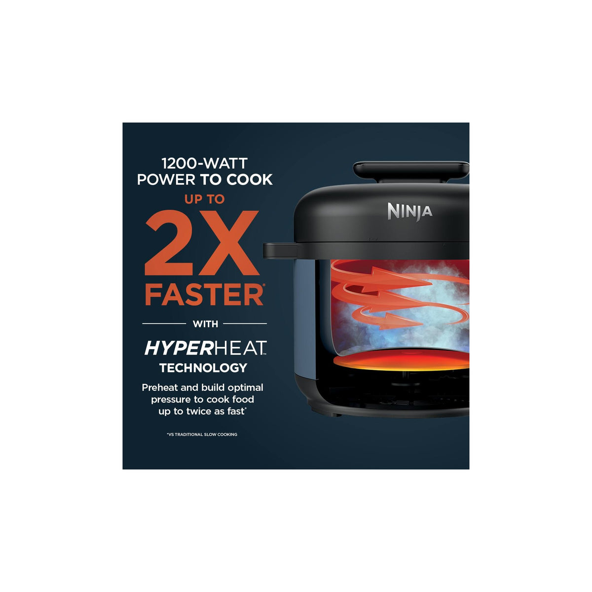 Olla de Presión Ninja HyperHeat 6.5 qt PC201 — imagen 7