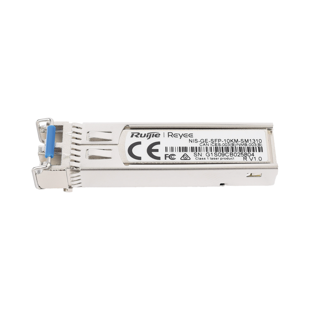 Transceptor Industrial Mini-Gbic SFP 1GB Ruijie NIS-GE-SFP-10KM-SM1310 Monomodo Dúplex 1 GB
