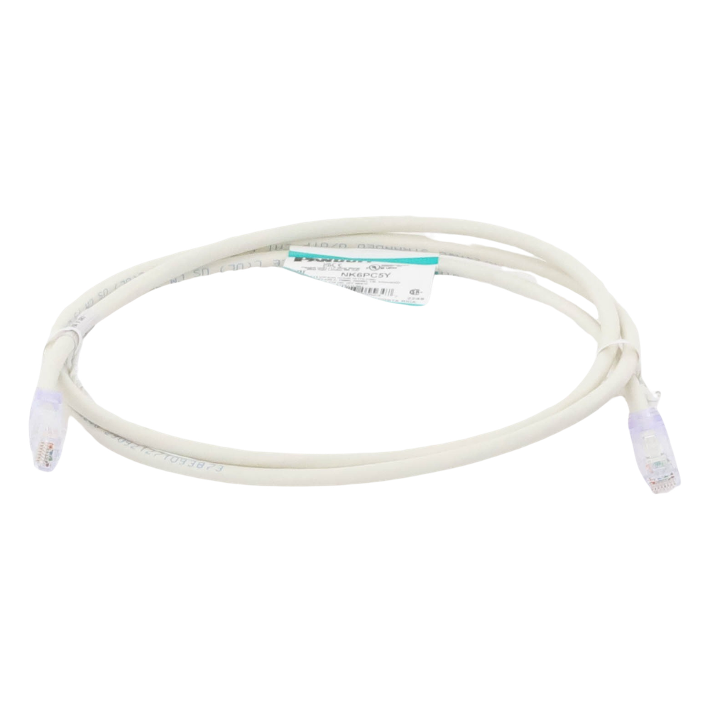 Cable de parcheo UTP Categoría 6 Panduit NK6PC5Y 1.5 m Blanco