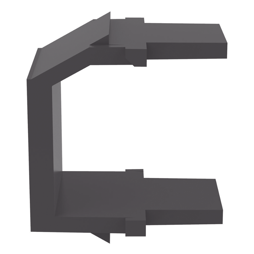 Módulo de tapa ciega Panduit NKBMBL-X Negro
