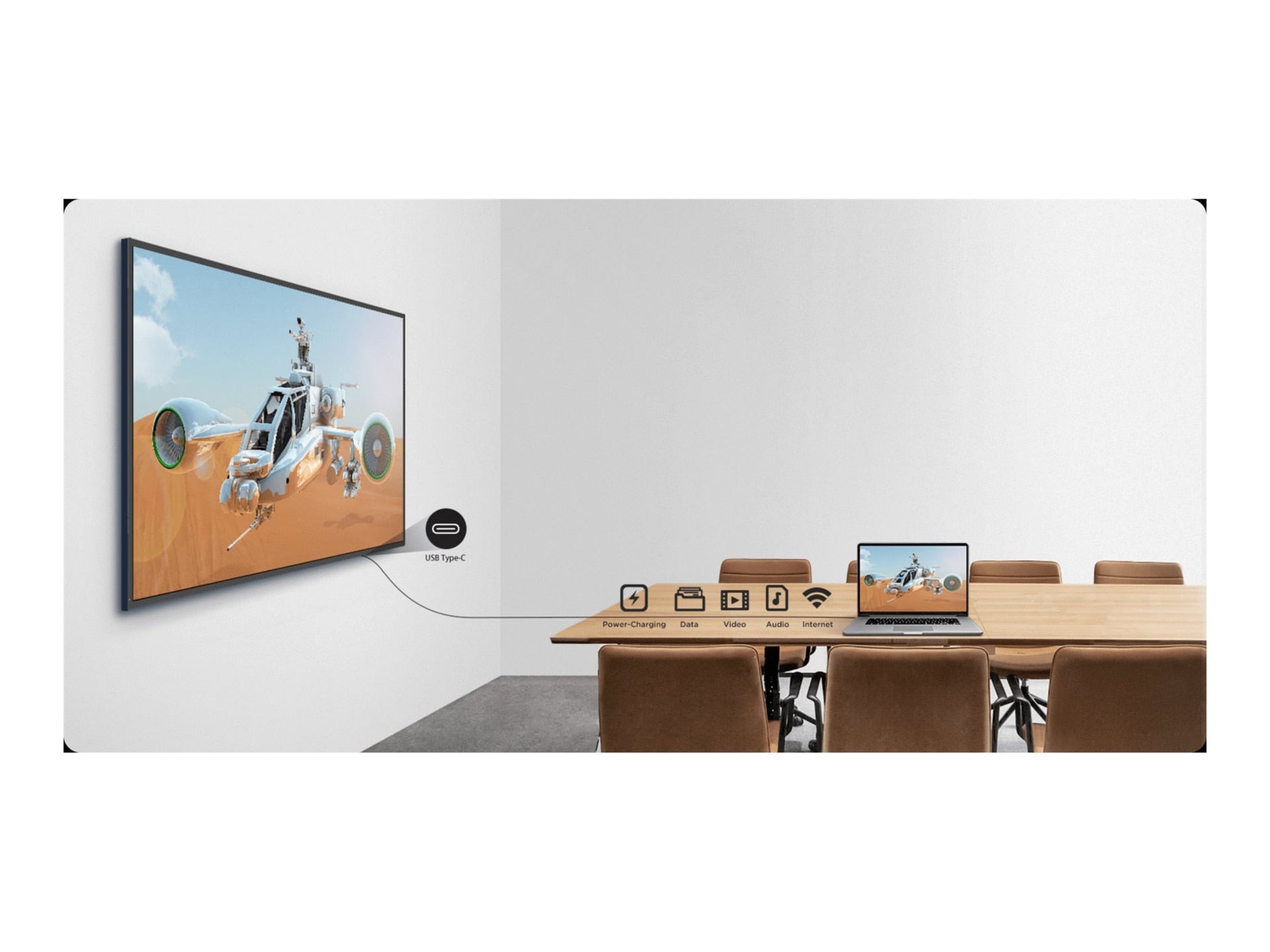 Pantalla Comercial MAXHUB ND43CMA CMA Series 43" 4K - vista 2
