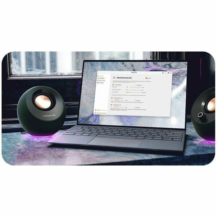 Parlantes Creative Pebble Pro 2.0 Bluetooth Speaker System - vista 4