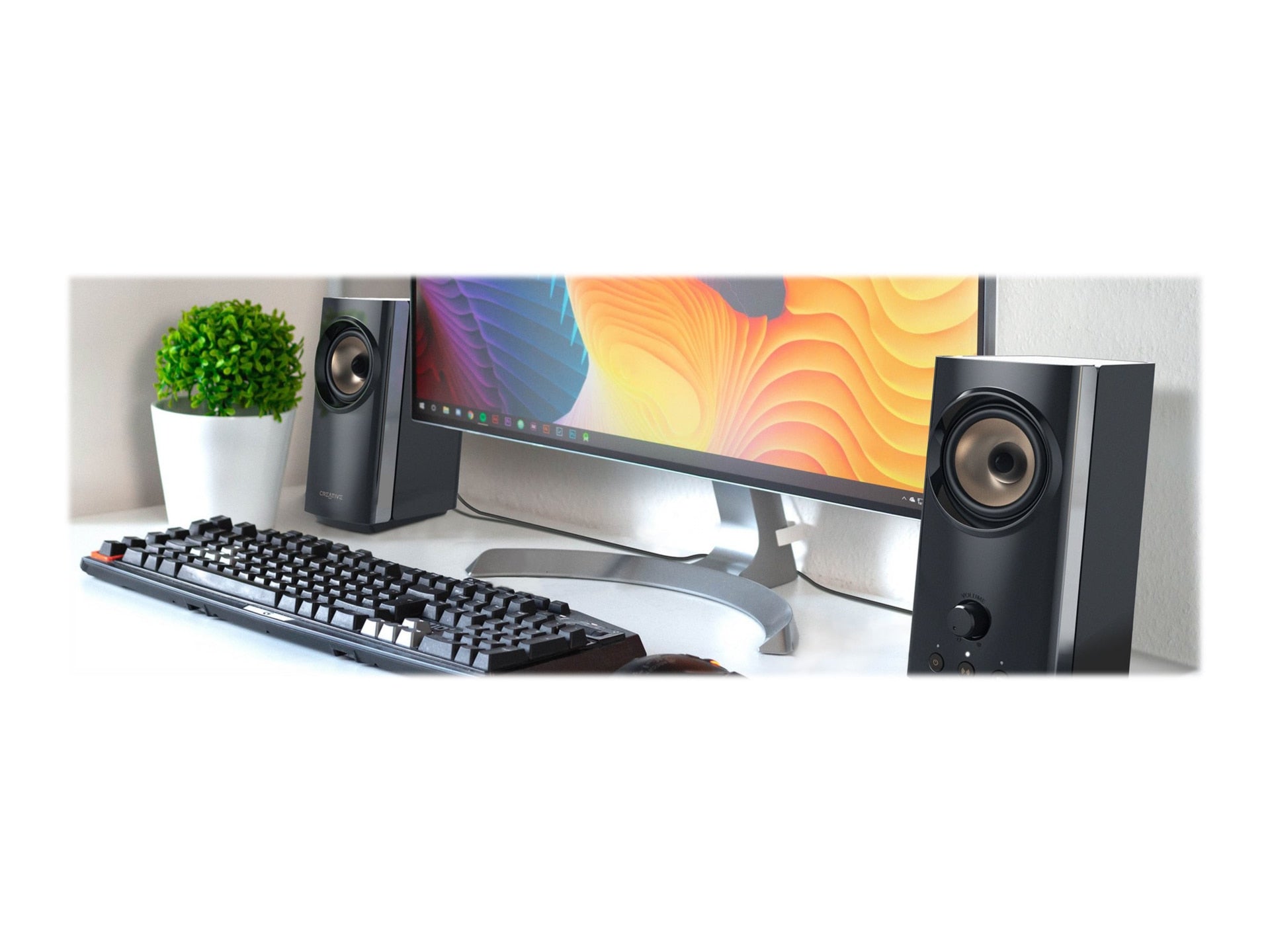 Parlantes Creative T60 2.0 Bluetooth Speaker System - vista 6