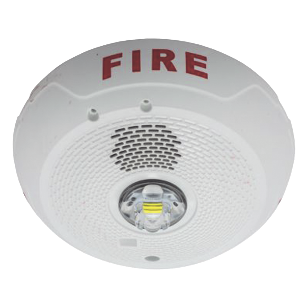 Sirena con Lámpara LED Estroboscópica System Sensor PC2WLED 2 hilos Blanco