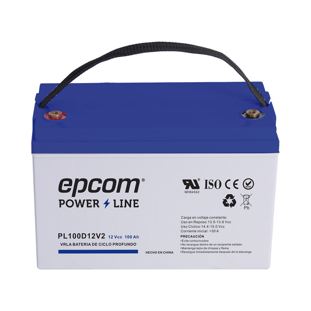 Batería 12 Vcc Epcom Powerline PL-100D-12V2