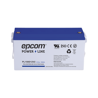 Batería 12 Vcc Epcom Powerline PL-150D-12V2