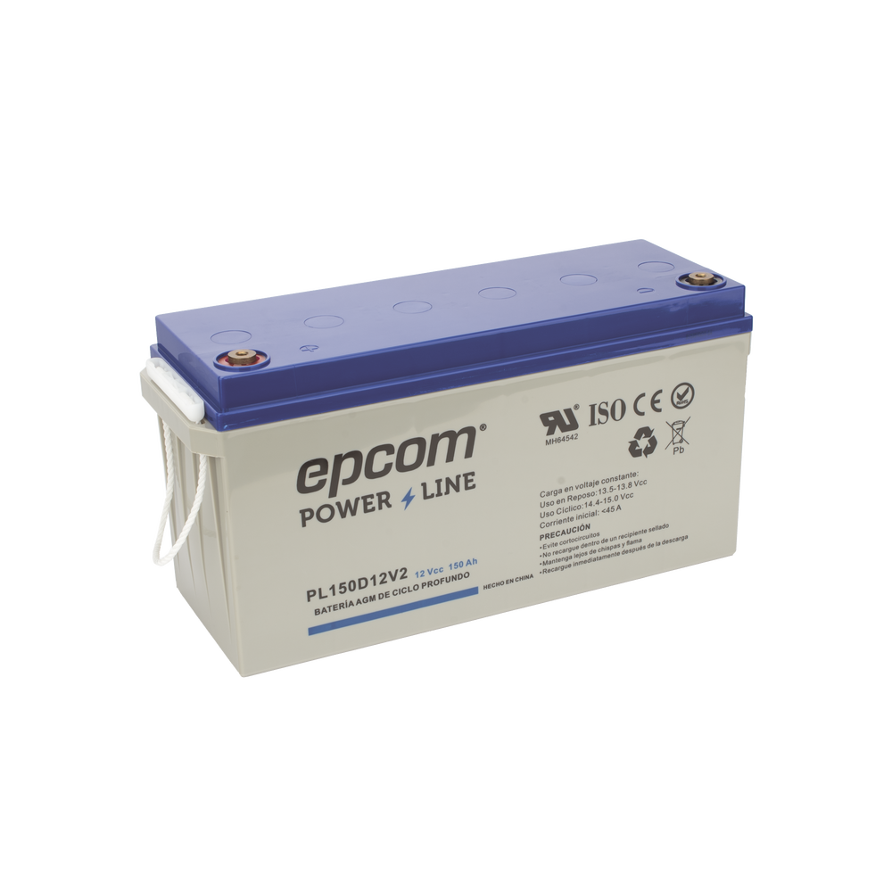 Batería 12 Vcc Epcom Powerline PL-150D-12V2