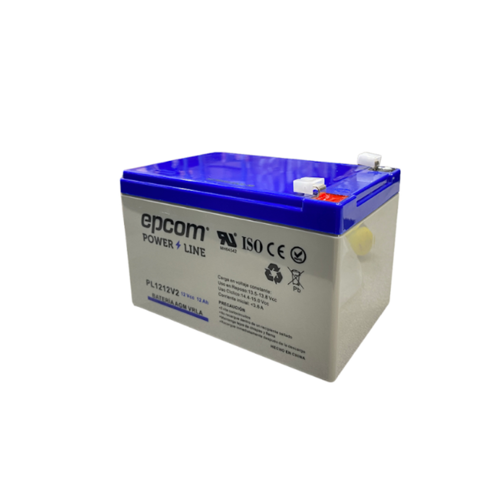 Batería de Respaldo para equipo electrónico Epcom Powerline PL1212V2