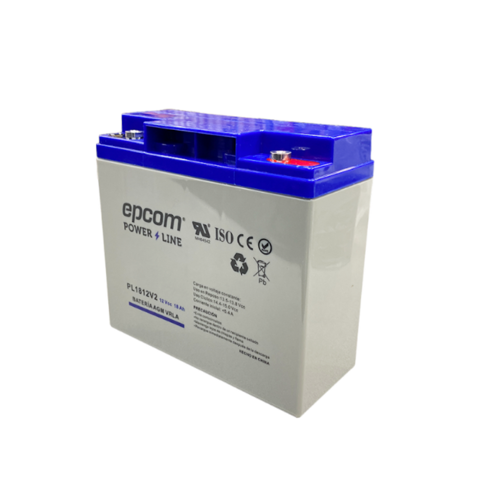 Batería de Respaldo para equipo electrónico Epcom Powerline PL1812V2