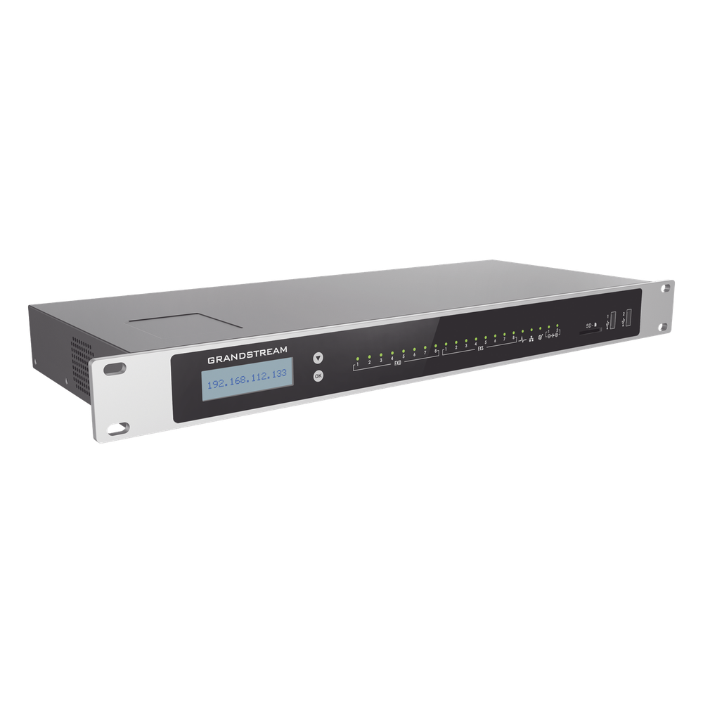 Central Telefónica IP Grandstream UCM6308 3000 Usuarios 450 Llamadas Simultáneas