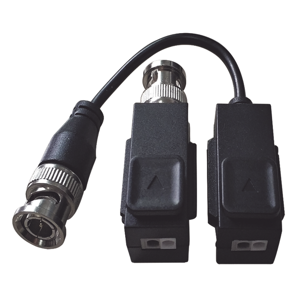 Cableado Estructurado Hikvision - Kit de Transceptor (Balluns) TURBOHD - Hasta 8 MP (4K) - 100% Cobre - Soporta HD-TVI -