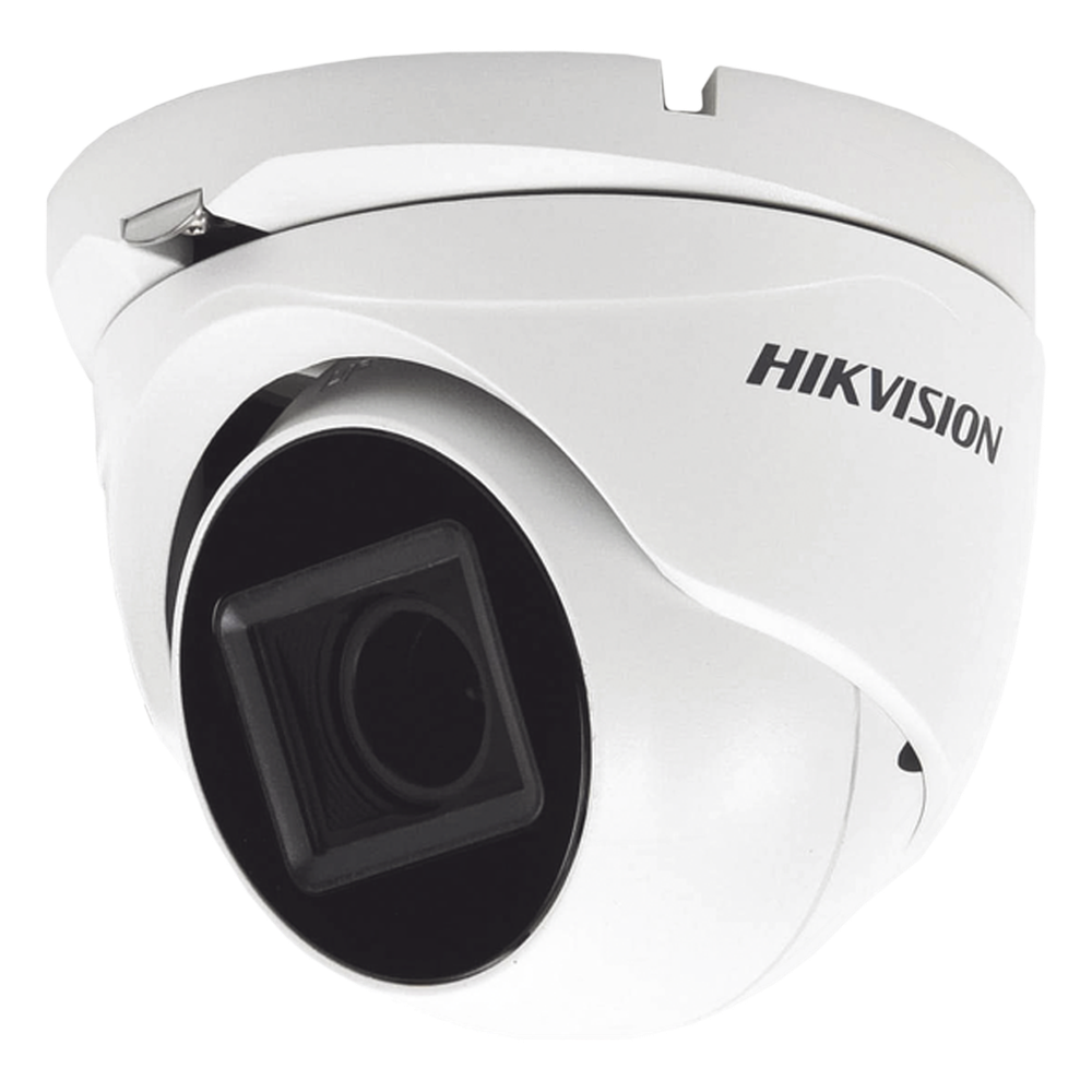 Cámara de Seguridad Hikvision - Eyeball TURBOHD 4K (8 Megapixel) - Lente Mot. 2.7 a 13.5 mm - IR EXIR 60 mts - Exterior