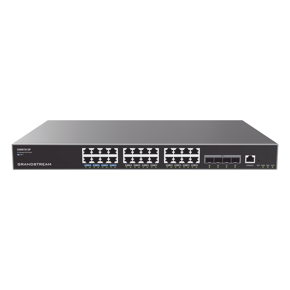 Switch Grandstream GWN7813P 24 Puertos PoE+ Gigabit