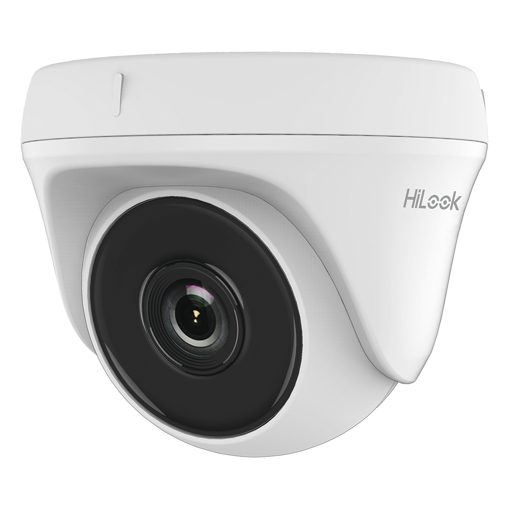 Cámara de Seguridad HiLook by Hikvision - Turret TurboHD 5 Megapíxeles - 85° de Visión - Lente 2.8 mm - Interior - THC-T