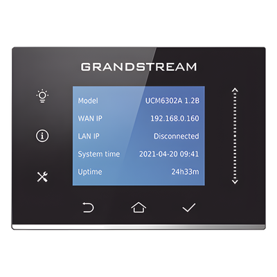 Central Telefónica IP Grandstream UCM6302A 500 Usuarios 75 Llamadas Simultáneas
