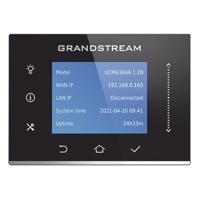 Central Telefónica IP Grandstream UCM6304A 1000 Usuarios 150 Llamadas Simultáneas