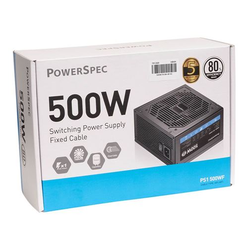 Fuente de Poder PowerSpec FX V2 500W ATX No Modular