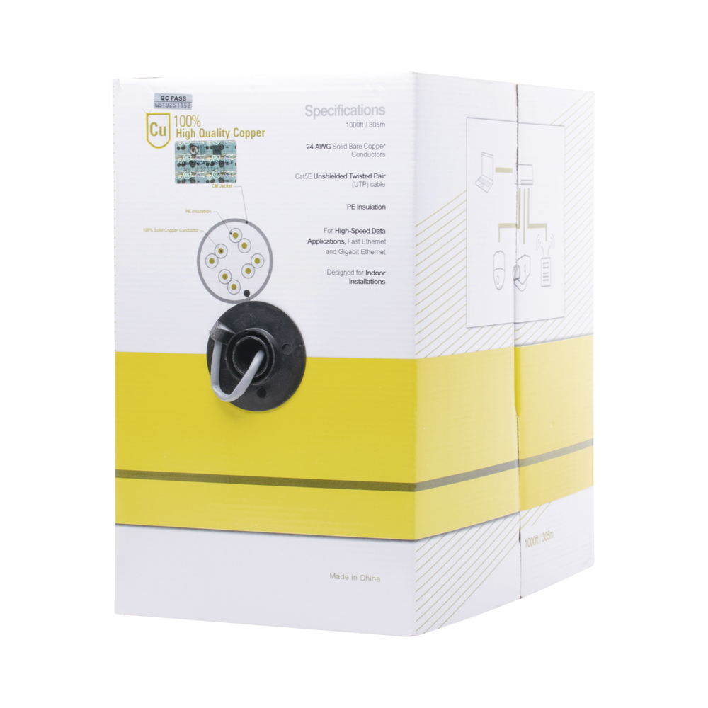 Bobina de Cable LinkedPro PRO-CAT-5E 305 m Cat 5e Interior