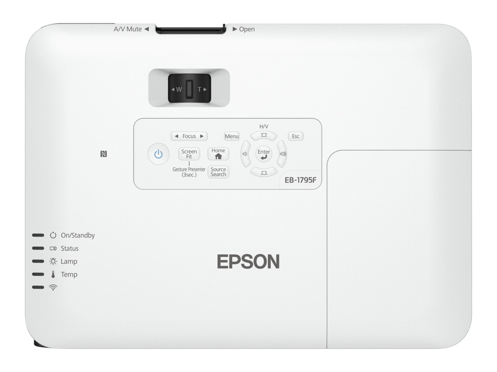 Proyector Epson PowerLite 1795F - vista 4