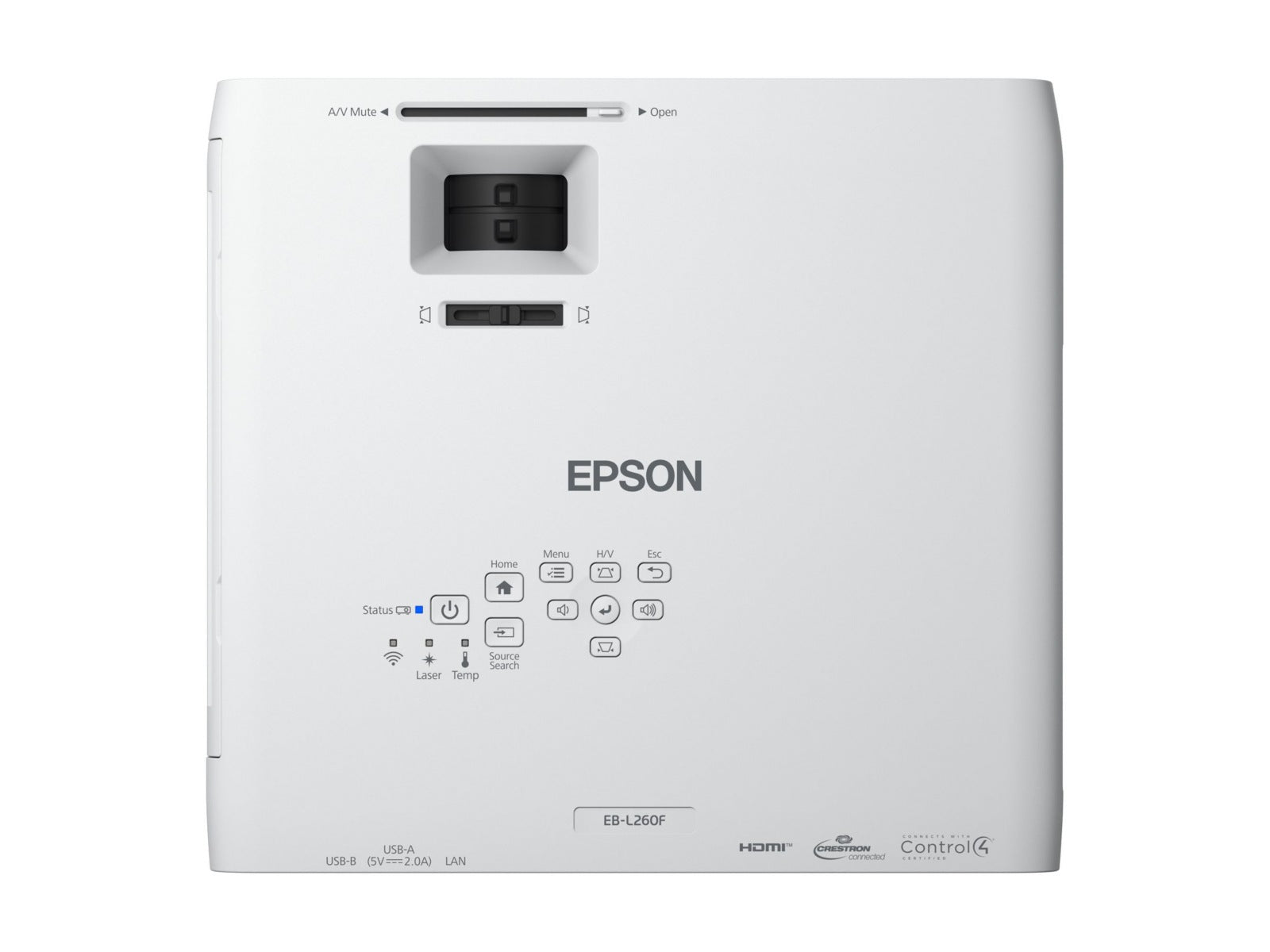 Proyector Epson PowerLite L260F - vista 5