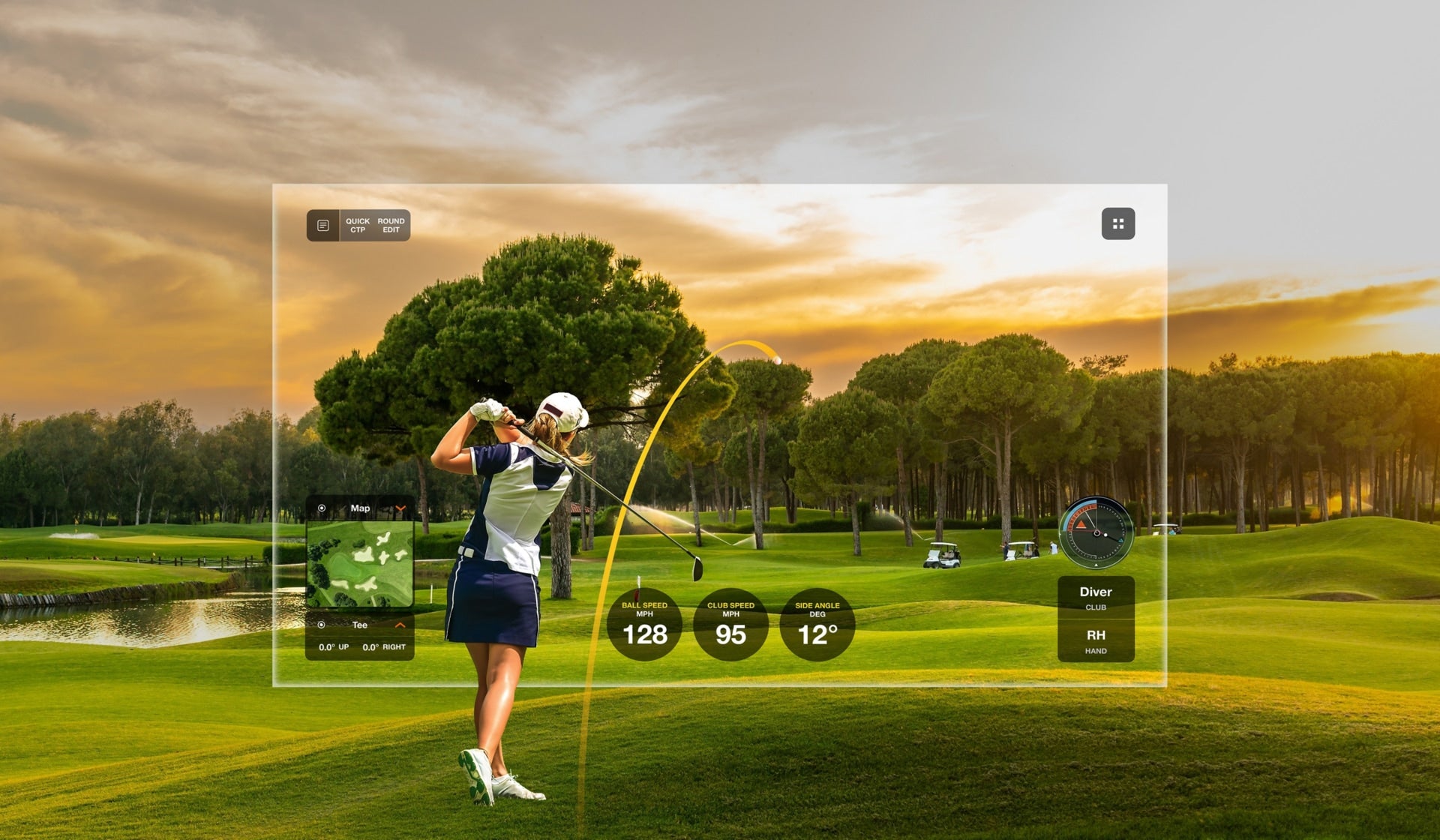 Proyector Optoma Golf Sim ZK521ST-B 4K - vista 7