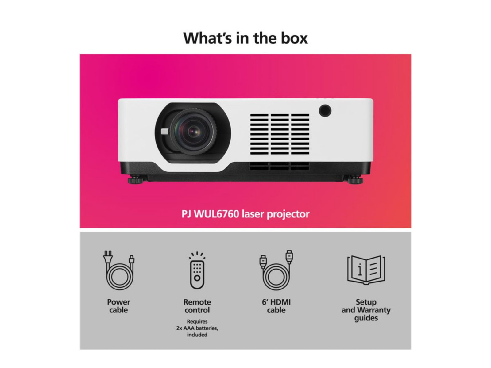 Proyector Ricoh PJ WUL6760 - vista 2
