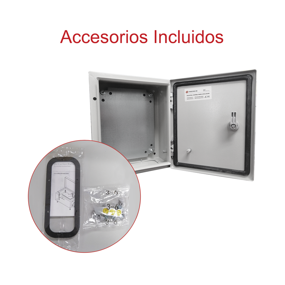 Gabinete de Acero IP66 Uso en Intemperie Precision PST-2530-15A