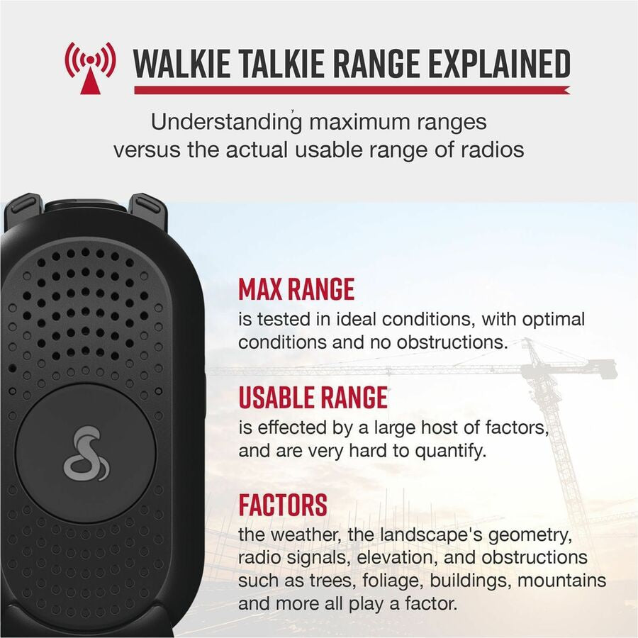 Radio de Dos Vías Cobra PX280 Two-way Radio - vista 6