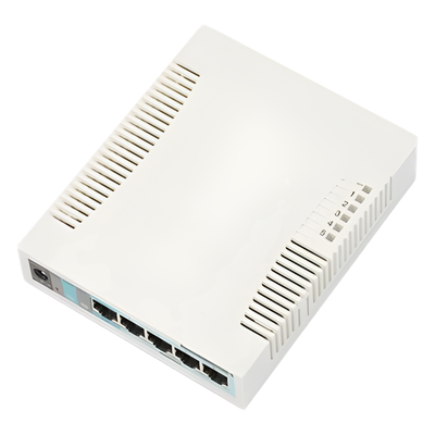 Switch 5 puertos Gigabit Ethernet Mikrotik RB260GS