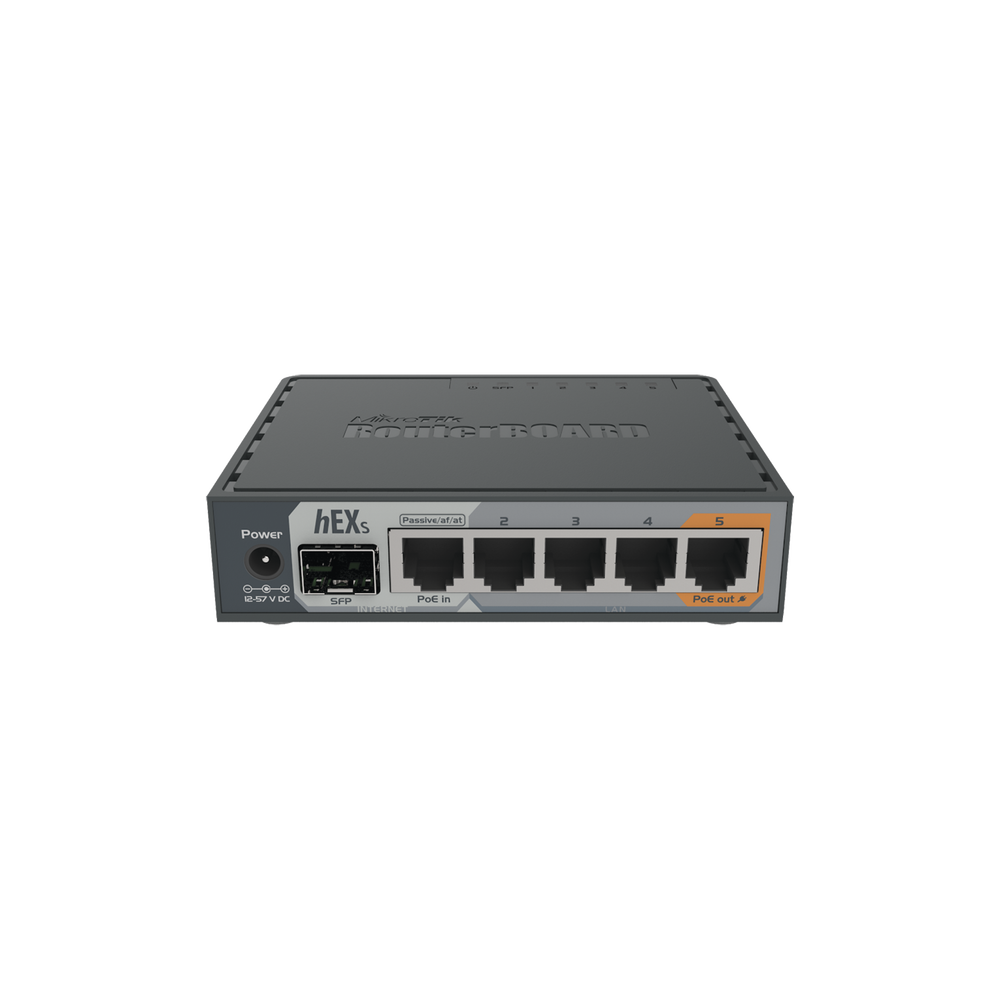 Router Dual Core Mikrotik RB760IGS hEX S 5 puertos