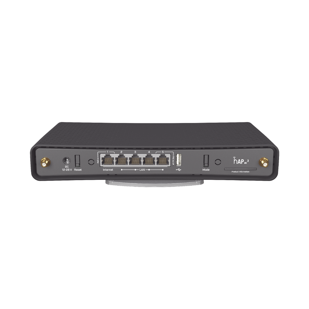 Router inalámbrico de doble banda MikroTik RBD53IG-5HACD2HND hAP ac 3 5 puertos