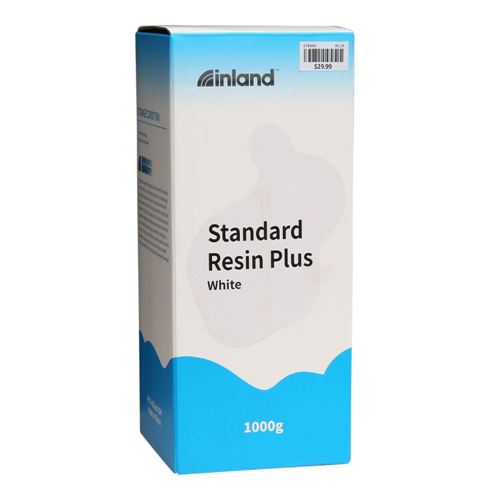 Resina 3D Inland Estándar Blanco 1.0 kg — vista en diagonal