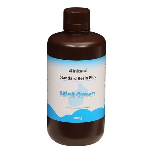 Resina 3D Inland Estándar Verde menta 1.0 kg — vista frontal