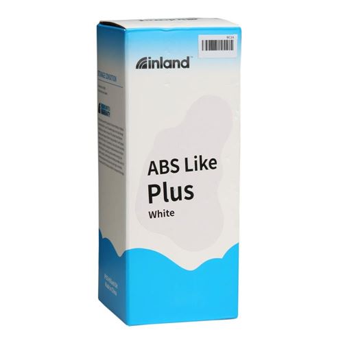 Resina 3D Inland Lavable con Agua Plus Blanco 0.5 kg — vista en diagonal