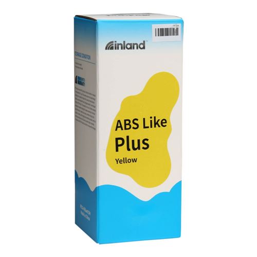 Resina 3D Inland Tipo ABS Plus Amarillo 1.0 kg — vista en diagonal
