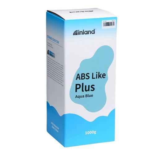 Resina 3D Inland Tipo ABS Plus Azul aqua 1.0 kg — vista en diagonal