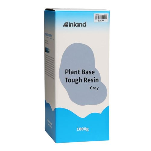 Resina 3D Inland Vegetal Reforzada Biodegradable Gris 1.0 kg — vista en diagonal