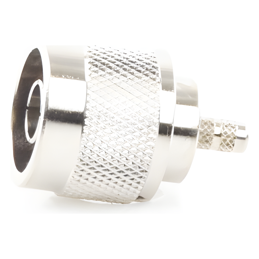 Conector N Macho de Anillo Plegable RF Industries RFN-1005-2N