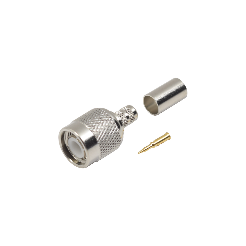 Conector TNC Macho de Anillo Plegable RF Industries RFT-1202-2T