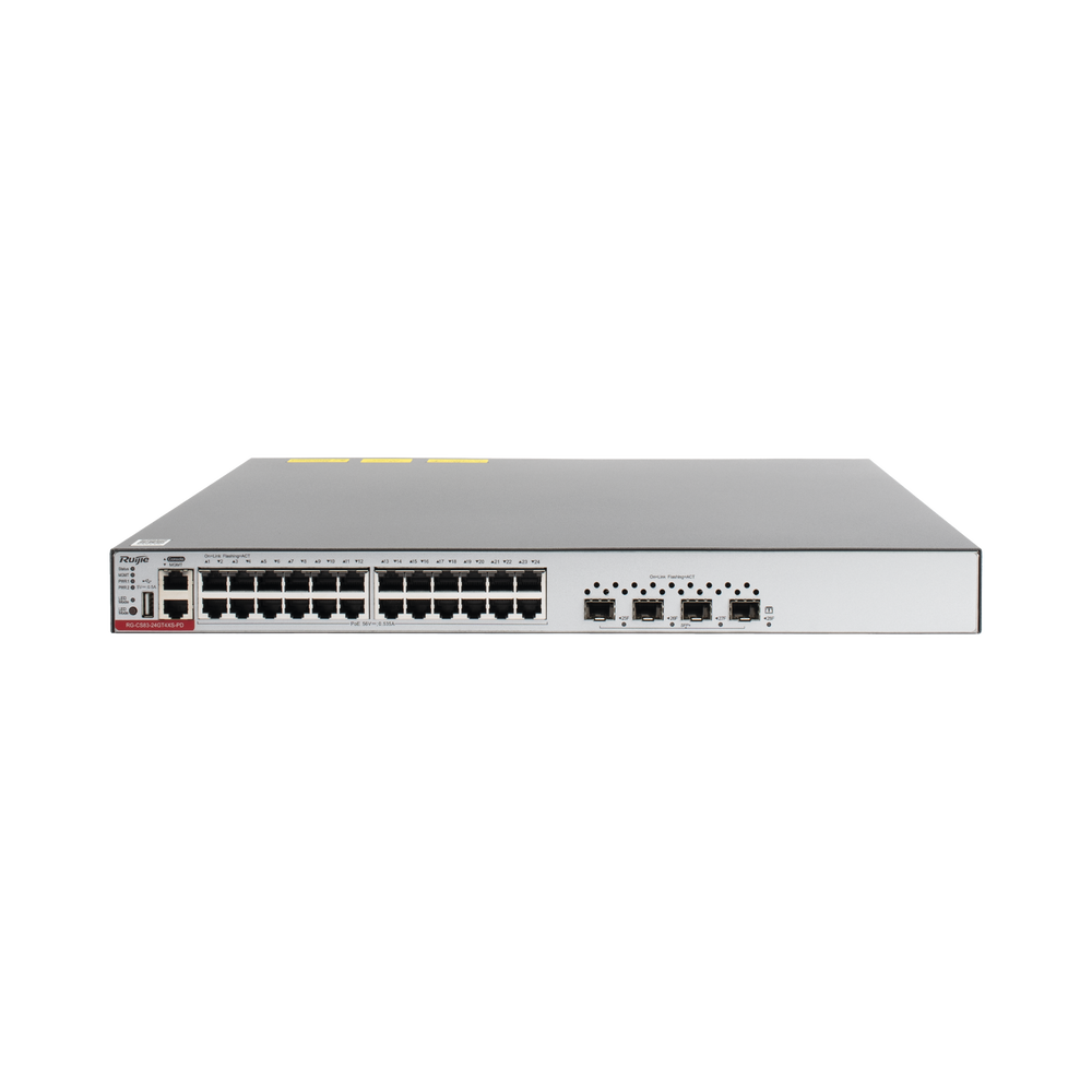 Switch Administrable Capa 3 Ruijie RG-CS83-24GT4XS-P 24 puertos 10 GB