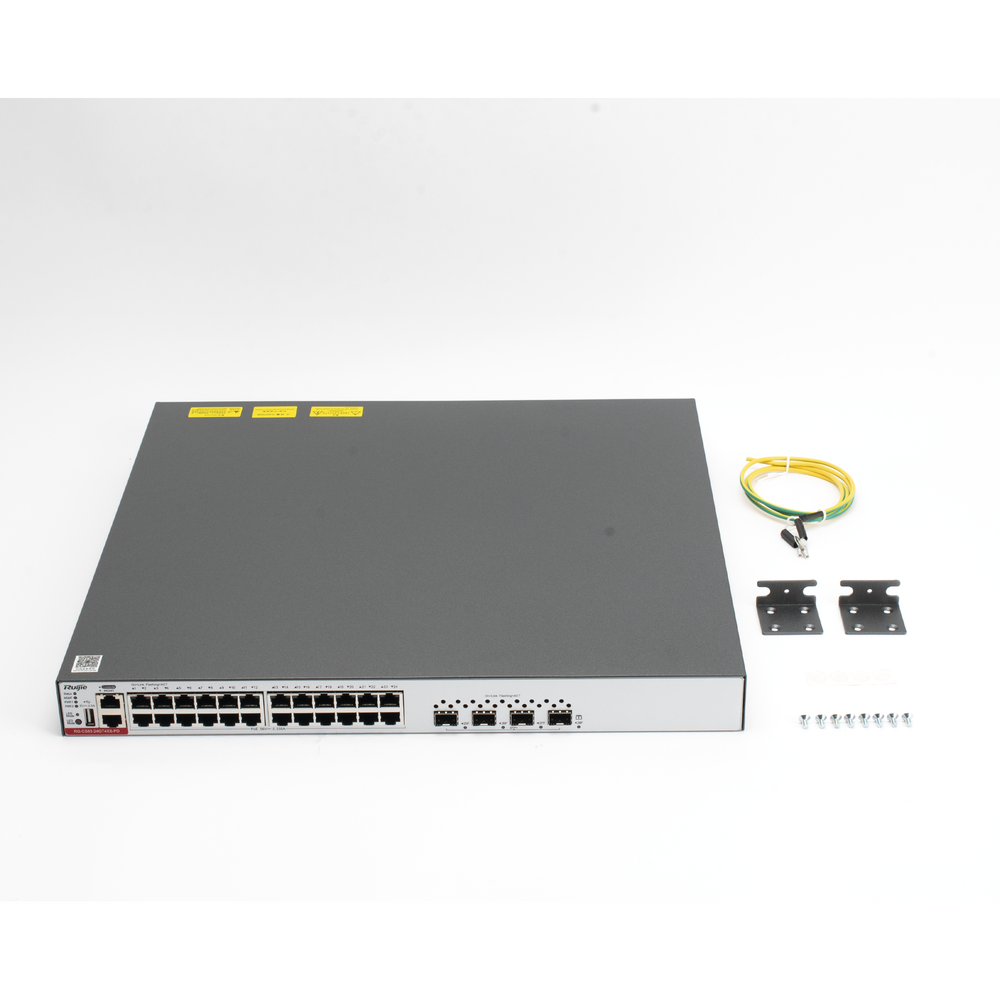 Switch Administrable Capa 3 Ruijie RG-CS83-24GT4XS-P 24 puertos 10 GB