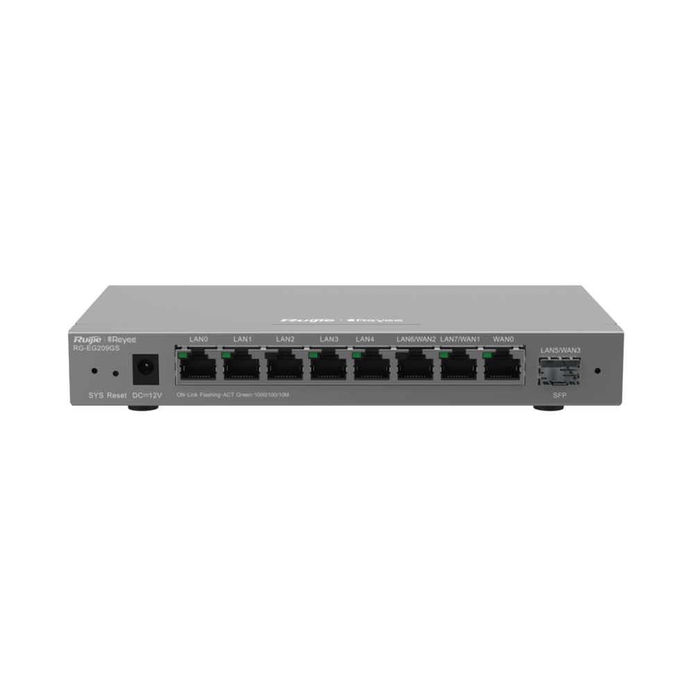 RG-EG209GS Router Administrable Ruijie RG-EG209GS 9 puertos 1 GB